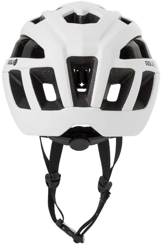 AGU Sleek Fietshelm - In-Mould - 10 Ventilatieopeningen - Gerecycled Materiaal - Unisex - Wit - L/XL - 58-61cm van AGU — afbeelding 4