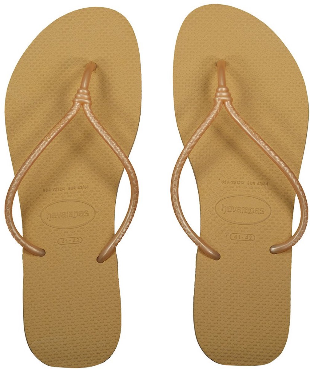 Havaianas Tubular Slippers Goud EU 41-42 Vrouw