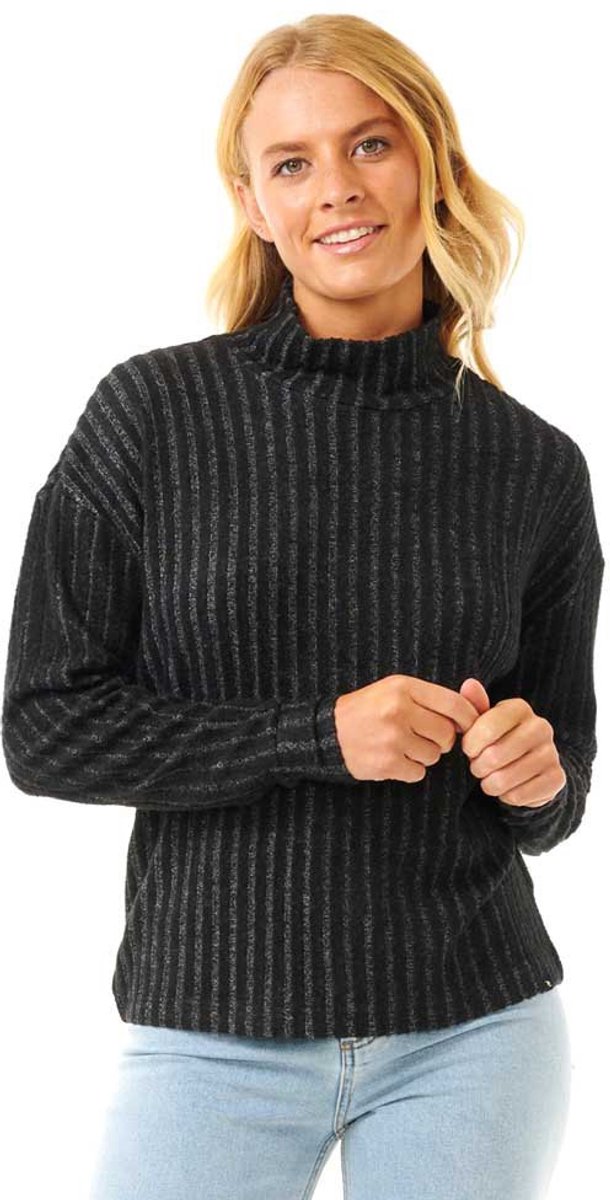 Rip Curl Cosy Fleece Sweatshirt M Vrouw Zwart