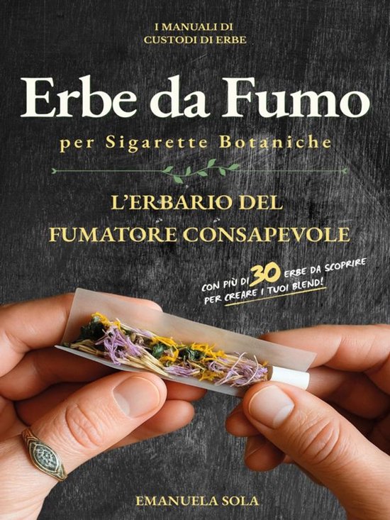 Erbe da fumo per sigarette botaniche - cover