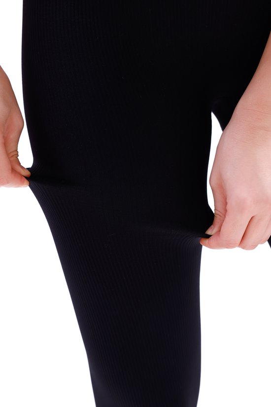 Vrouwen Sportlegging Dames - Yoga Legging Hoge Taille - Sneldrogend, Squat-Proof & Heuplifting - Fitness & Hardlopen - Zwart - S — afbeelding 2