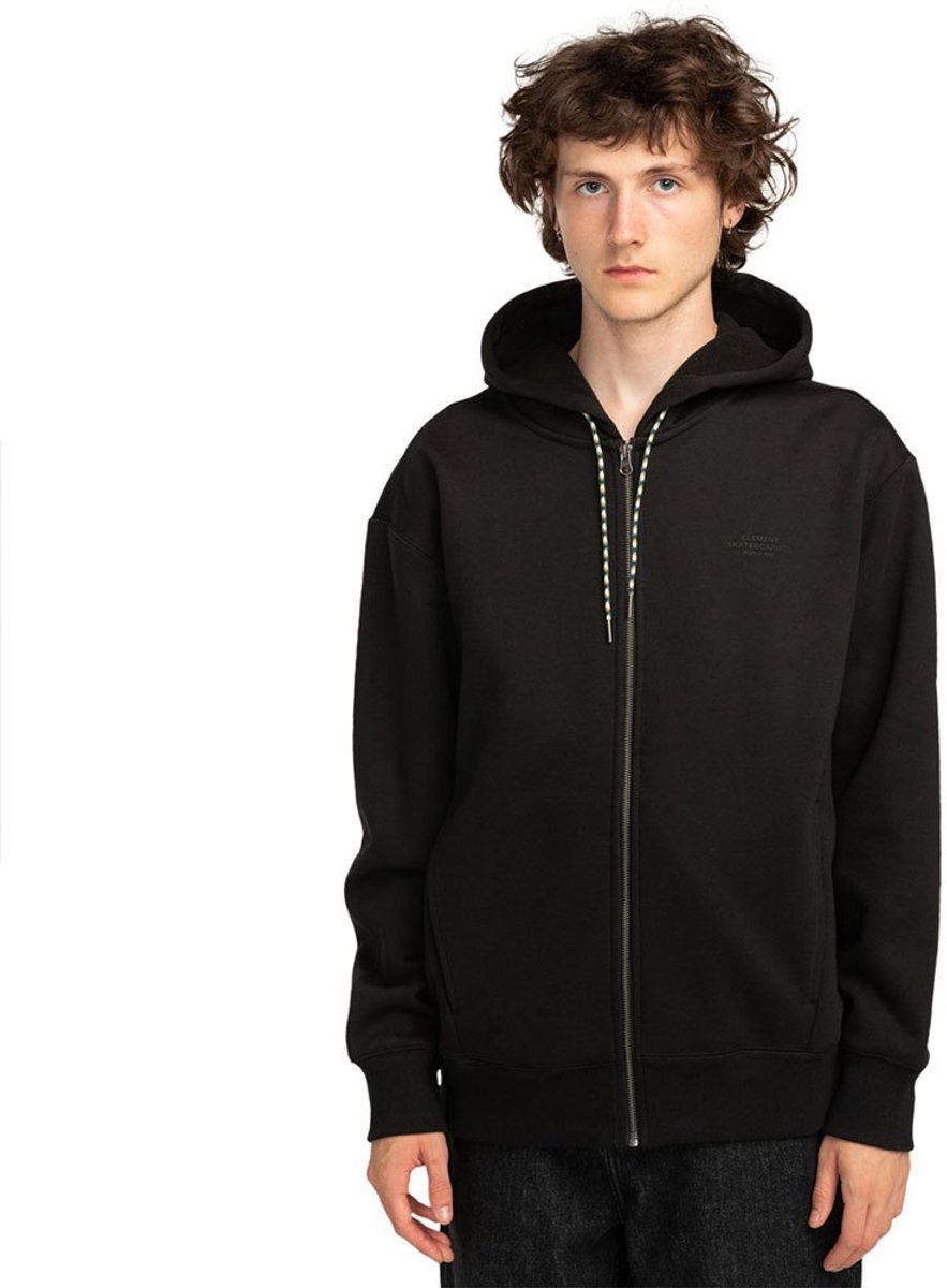 Element Rain Cornell Sweatshirt Met Rits S Man Zwart