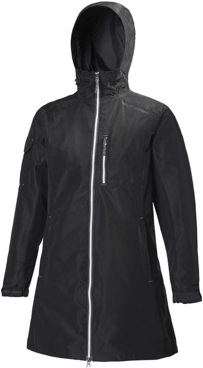 Helly Hansen Long Belfast Jas Zwart L Vrouw