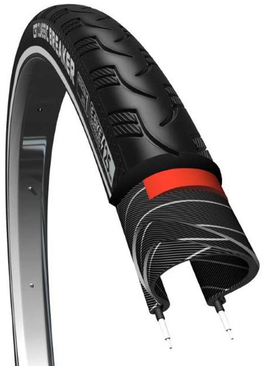 Cst Breaker 22 Tpi 700c X 45 Stijve Racefietsband Zwart 700C x 45