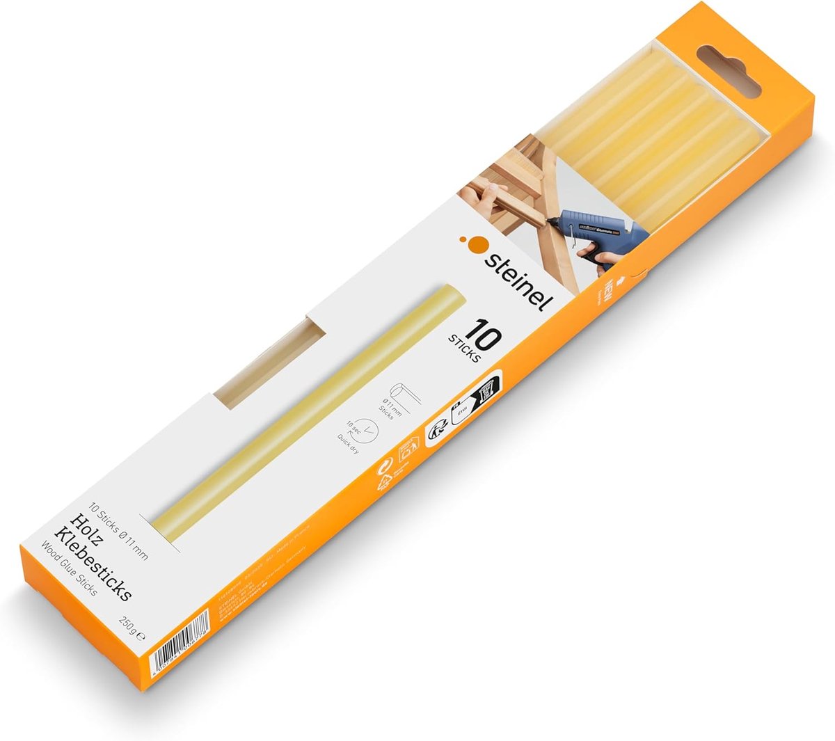 Steinel Lijmpatronen 11mm, 250g, hout - 006778