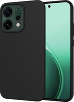 Coque Cazy compatible avec Oppo Reno 14 - Coque Siliconen souple - Zwart