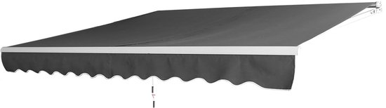 KESSER® Klemluifel Met Handslinger, Balkon, Balkonluifel Zonder Boren Luifel Uv Bestendig In Hoogte Verstelbaar En Waterafstotend Zonwering Voor Balkon Terras En Tuin Terrasoverkapping 300 Cm 2
