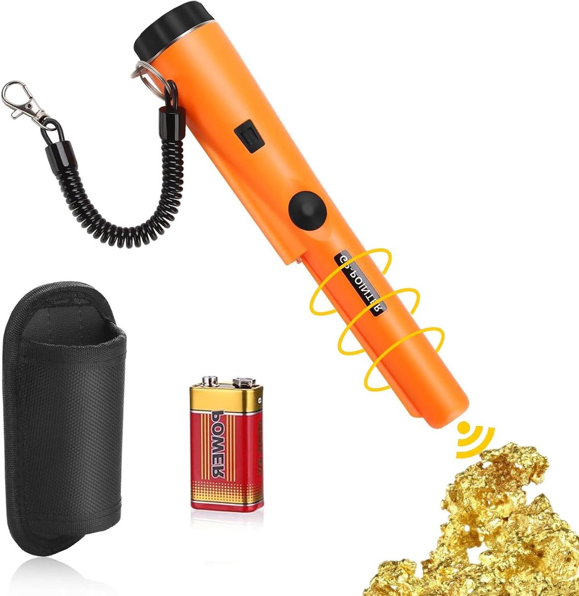 Allecto plus - Draagbare Metaaldetector voor Jacht op Gouden Munten en Sieraden