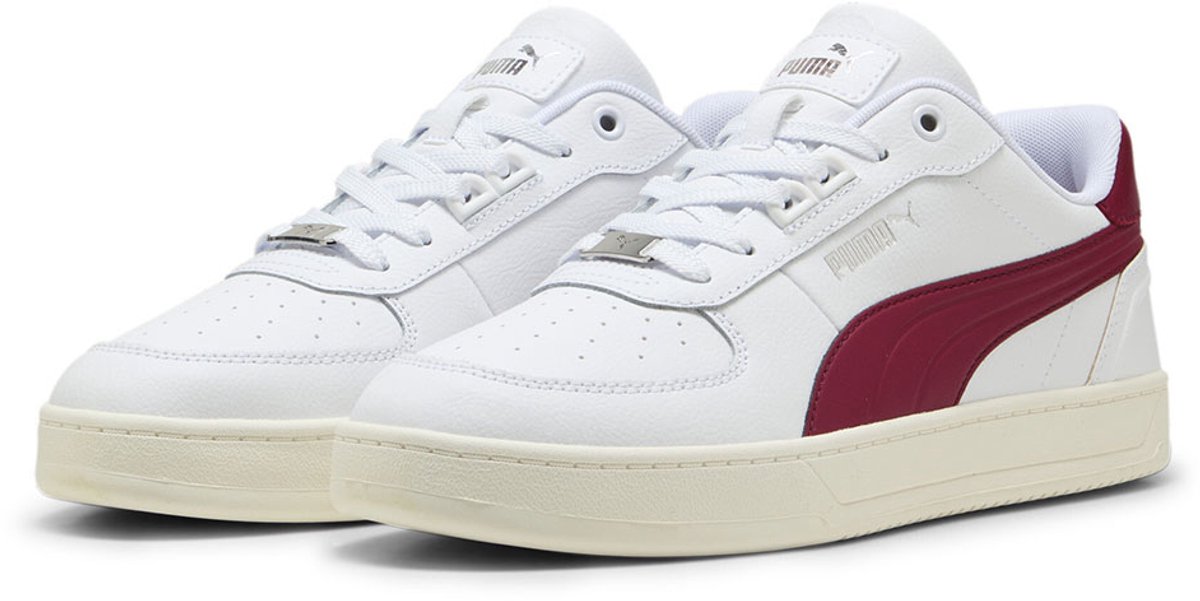 White / Dark Crimson / Warm White