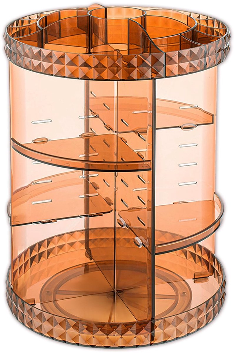 Ibenzoa® Verstelbare en draaibare make-up organizer voor badkamer of slaapkamer