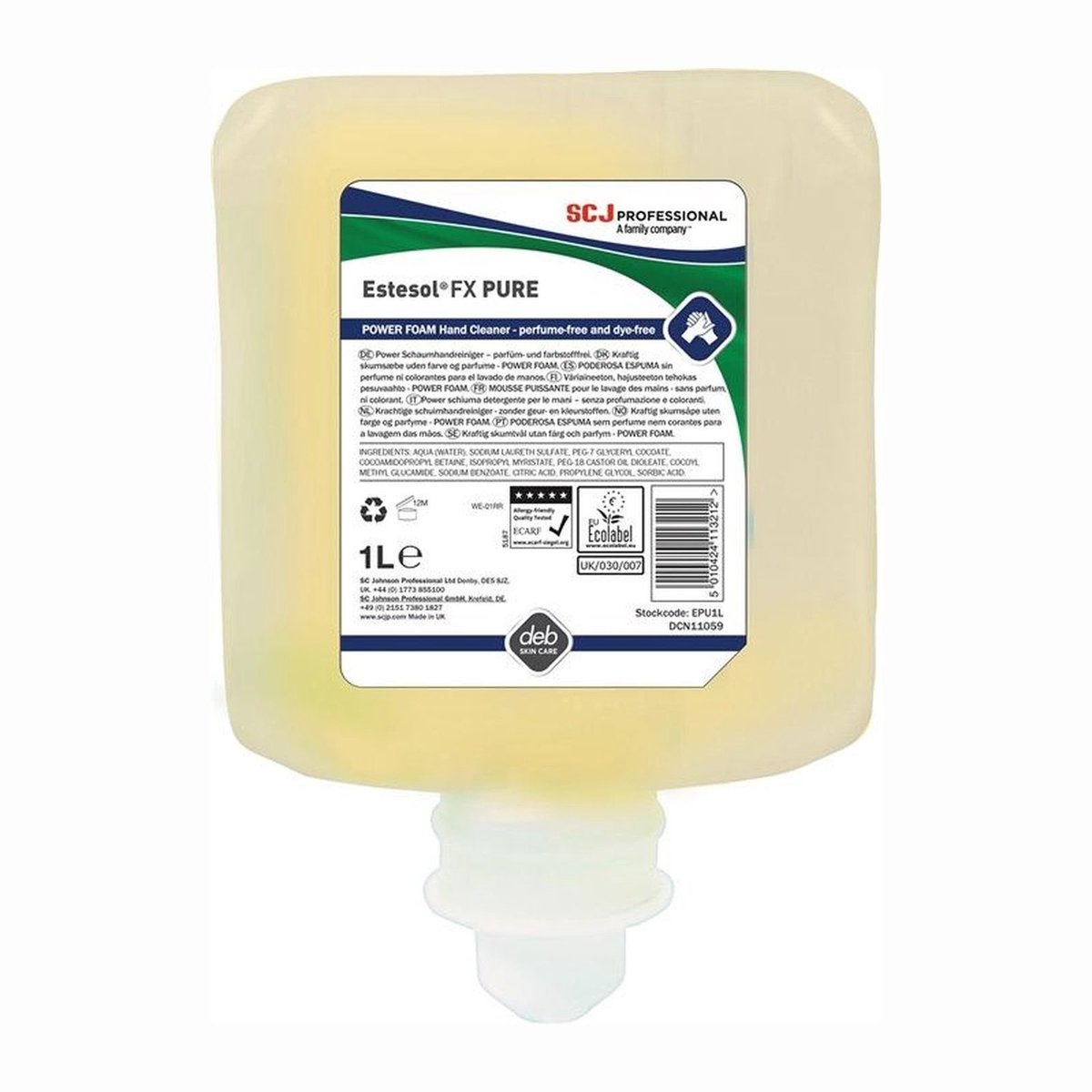 SC Johnson Power Foam Hand Cleaner Estesol FX PURE 1 l - EPU1L