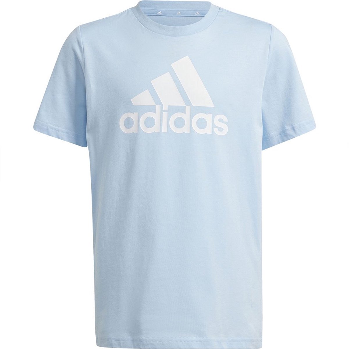 Adidas Essentials Big Logo Cotton T-shirt Met Korte Mouwen 7-8 Years Kinderen Wit