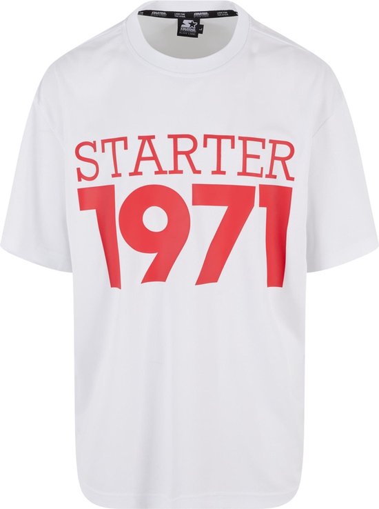 Starter Black Label - T-shirt homme en jersey Train Day Mesh - XL - Wit