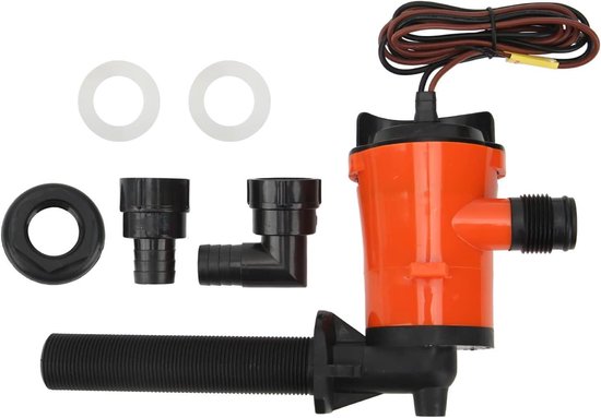 Fish Saver-pomp, 12V 800GPH Livewell-pomp Baitwell-pomp Draagbare ...