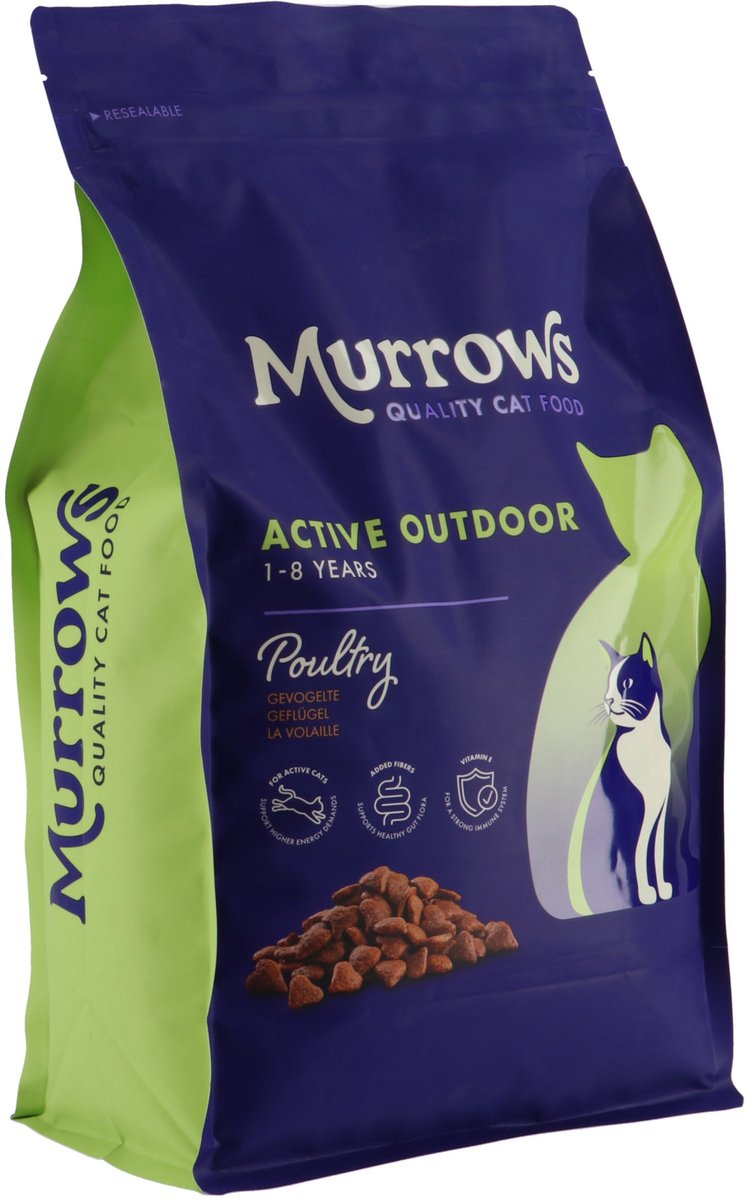 Murrows Murrows Active Outdoor Gevogelte - Kattenvoer - 2 kg