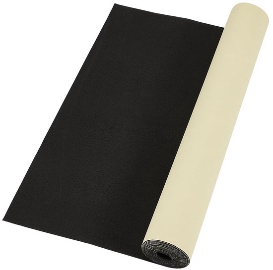 Zelfklevende schuimrol 200 x 30 cm, EVA-schuim 3 mm, zwarte EVA-schuimplaat, schuimrubber, zelfklevend, voor scrapbooking, kunsthandwerk, versieren