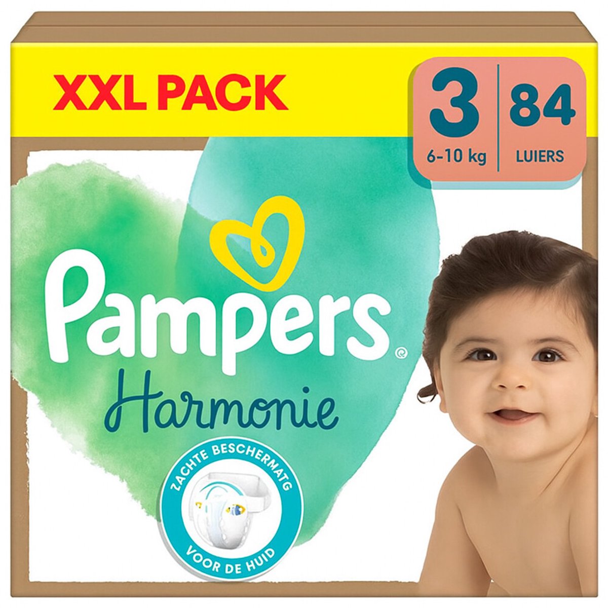 Pampers Harmonie Diapers Maat 3 (6-10kg) - 84 stuks