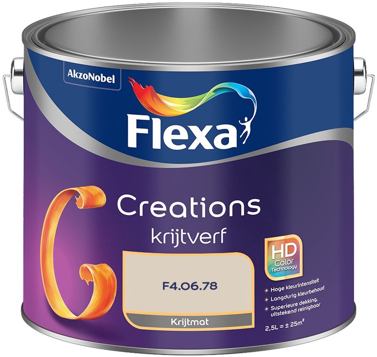 Flexa - Creations Muurverf Krijt - F4.06.78 - Mengverf - 2.5 L