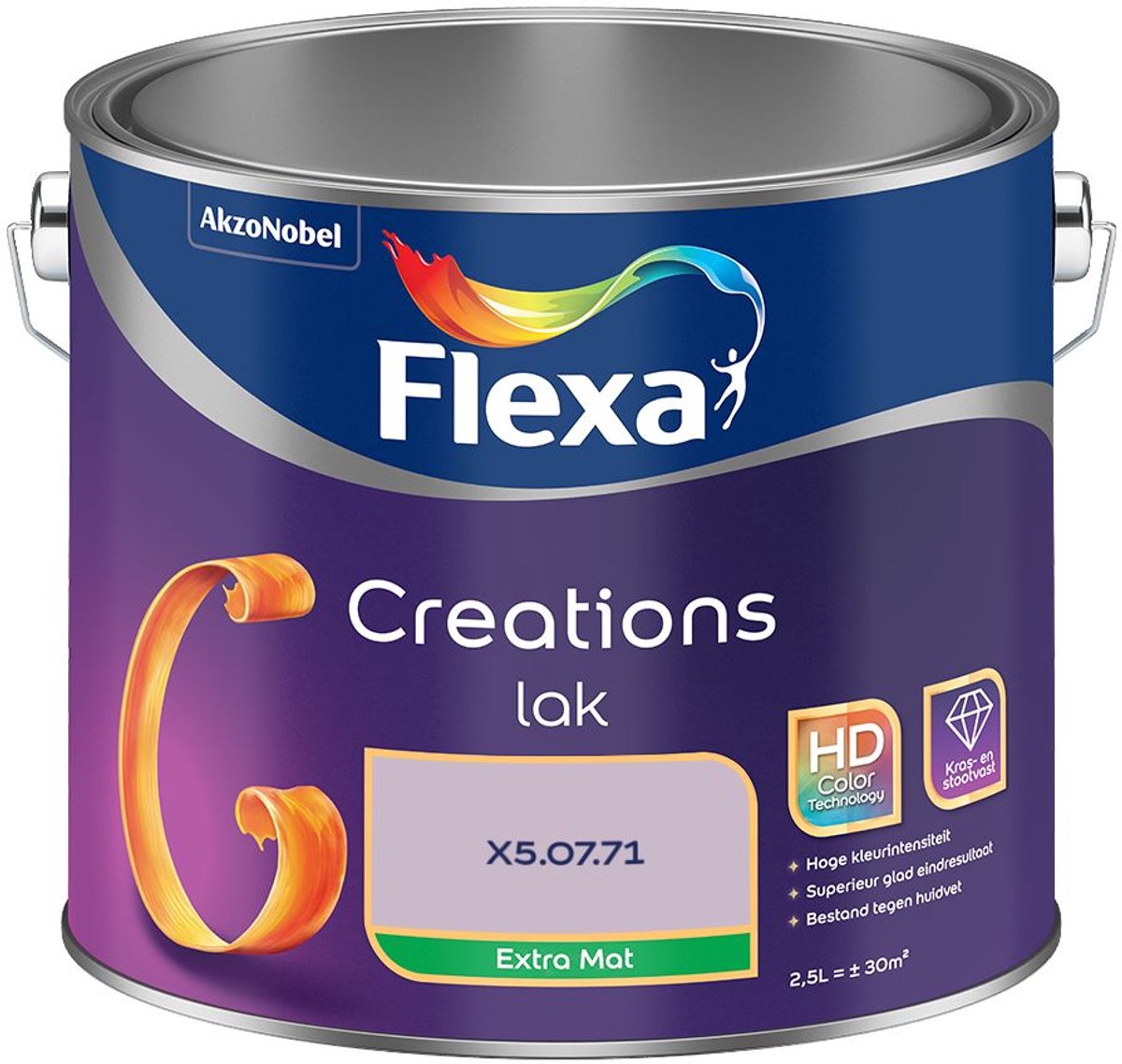 Flexa - Creations Lak Extra Mat - X5.07.71 - Mengverf - 2.5 L