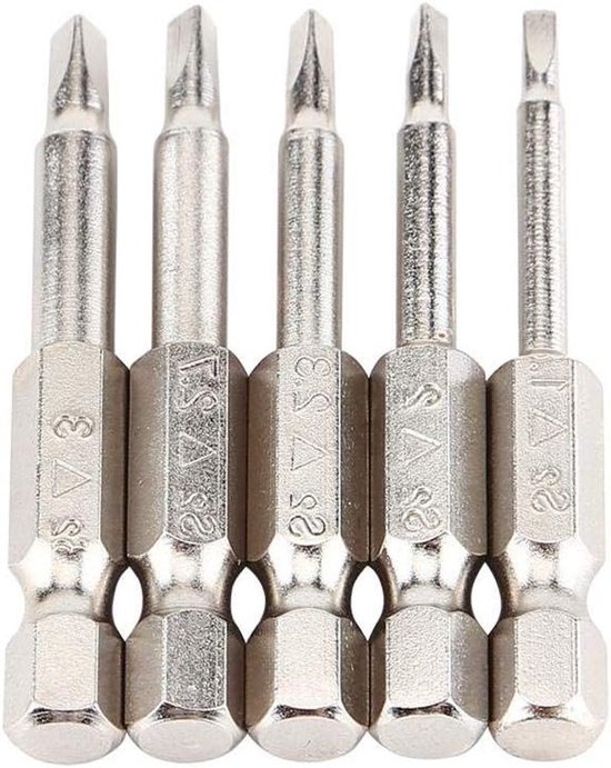 TheLau - Set van 5 stuks schroevendraaiers met sterk magnetisme - 50 mm