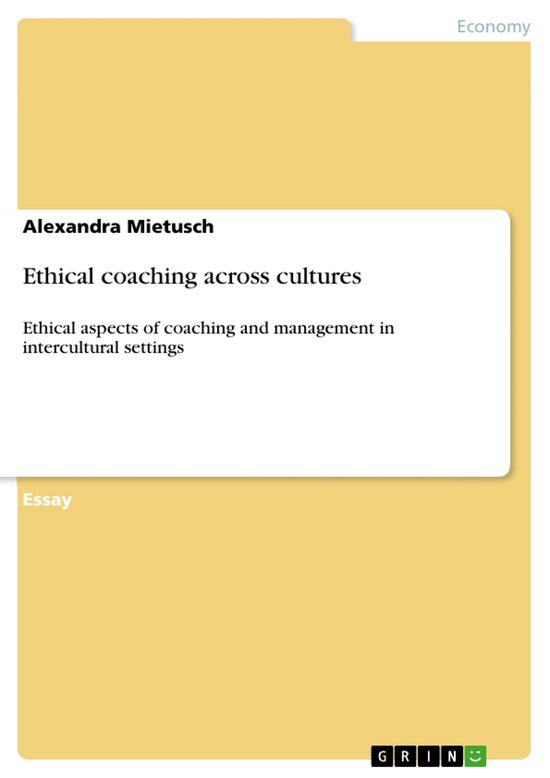 Ethical Coaching Across Cultures - cover