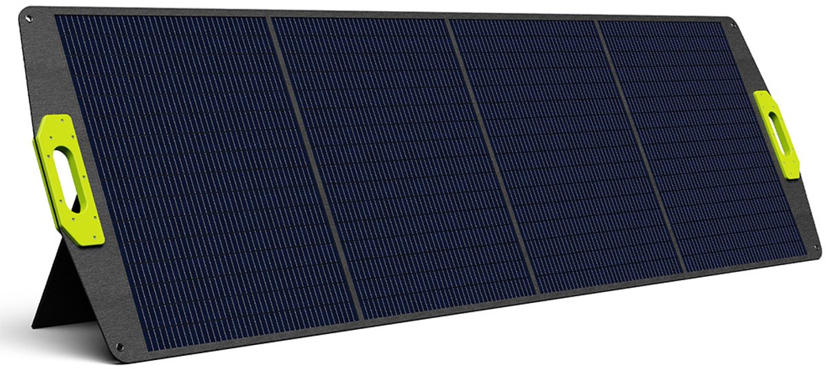 FOSSiBOT SP200 200W Opvouwbaar Zonnepaneel,MC4 naar Anderson/XT90/XT60 Oplaadkabel, Magnetische Handgreep, 23,4% Rendement, Verstelbare Kickstands, Waterdicht IP67