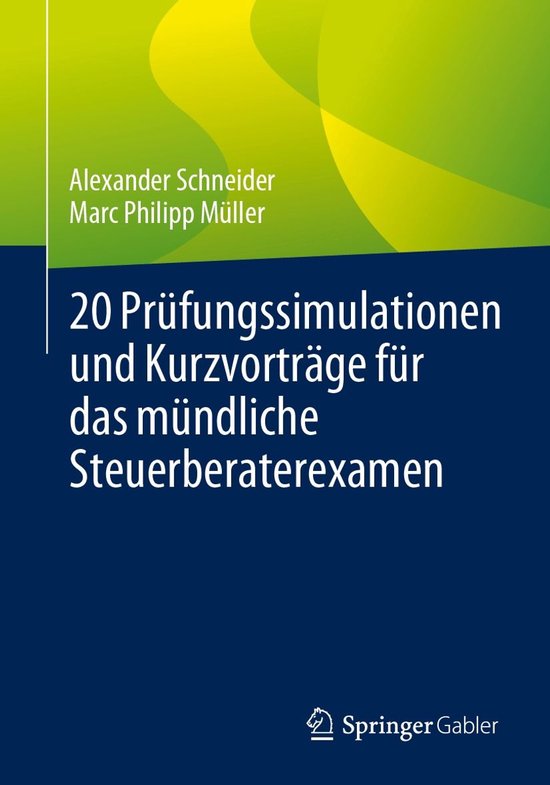 20 Prüfungssimulationen und Kurzvorträge für das mündlic ... - cover