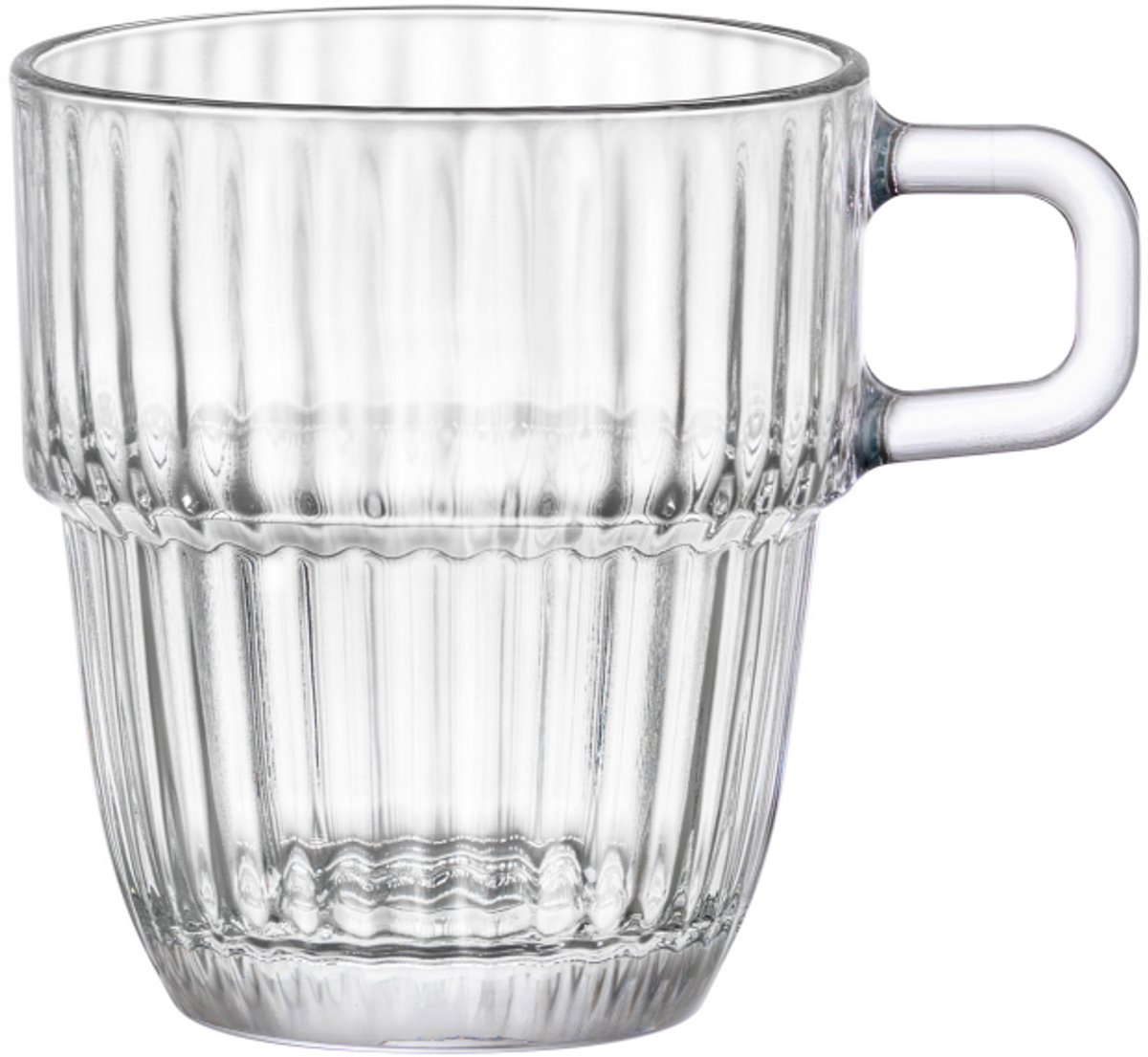 Rocco Bormioli - Barshine - Koffieglas - 12 stuks - 18,5 cl - Glazen - Theeglas
