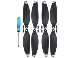Geschikt voor dji royal MINI MAVIC MINI paddle 4726F wing propeller blade drone accessoires, silver edge 2 pair mount