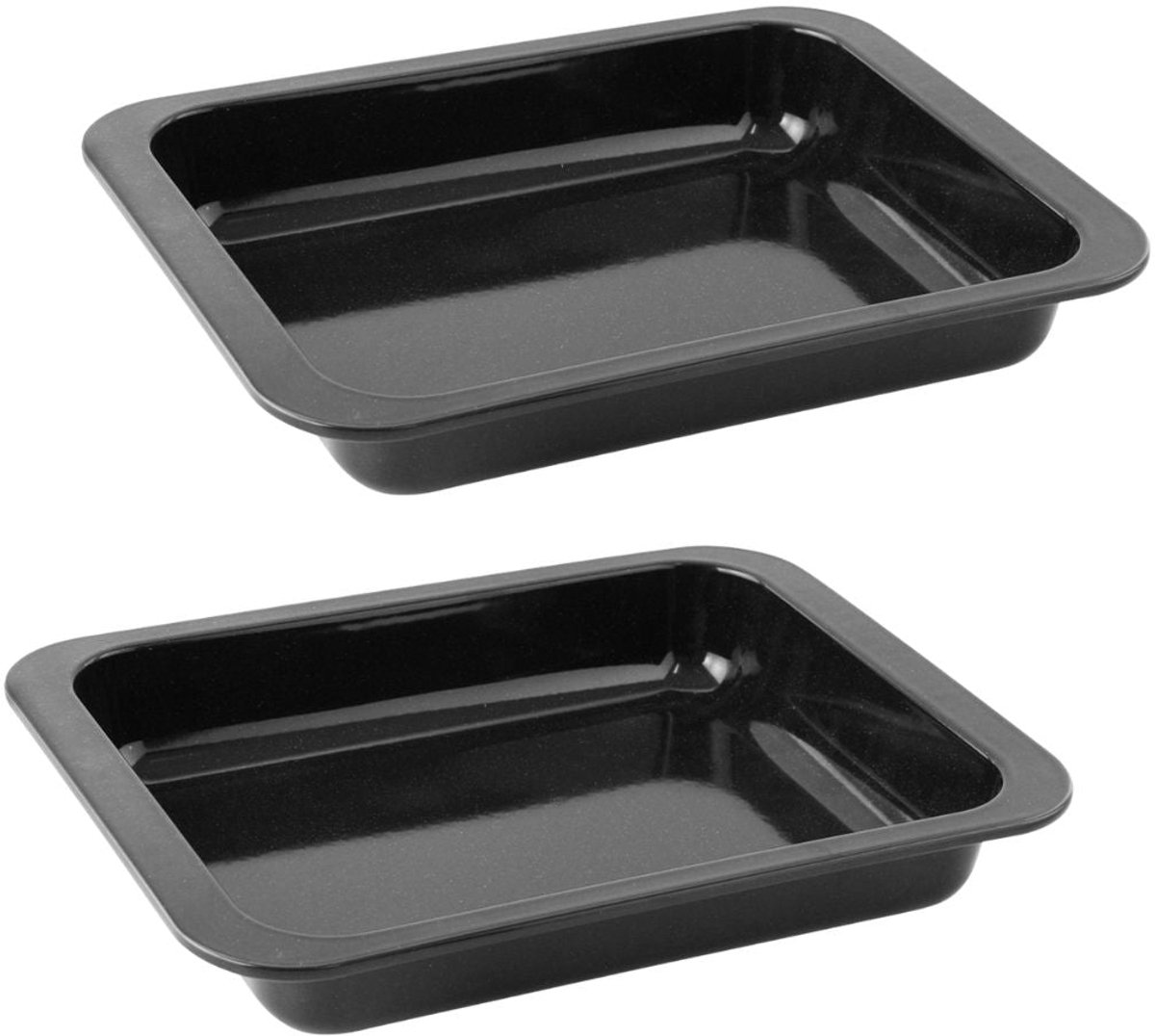 Set van 2 Rechthoekige ovenschaal 33 x 25 x 5 cm Zenker Special Cooking