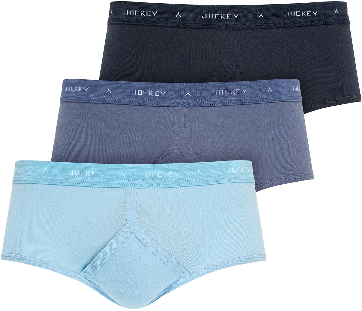 Jockey Slip Classic Cotton Rib Y-Front Brief Set van 3