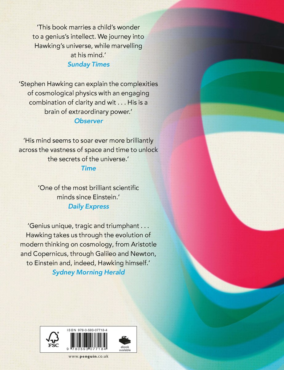 Illustrated Brief History Of Time - back cover