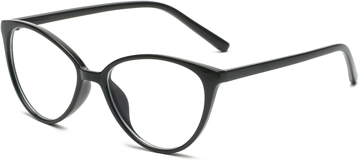 Lexium Blauw licht bril zonder sterkte - Blauw Licht Bril - Computerbril - Blue Light Glasses - Blauw Licht Filter Bril - Beeldschermbril - Met Brillendoekje - Unisex - Transparant - Game bril - Bril tegen vermoeide ogen - Bril computer/tv schermen