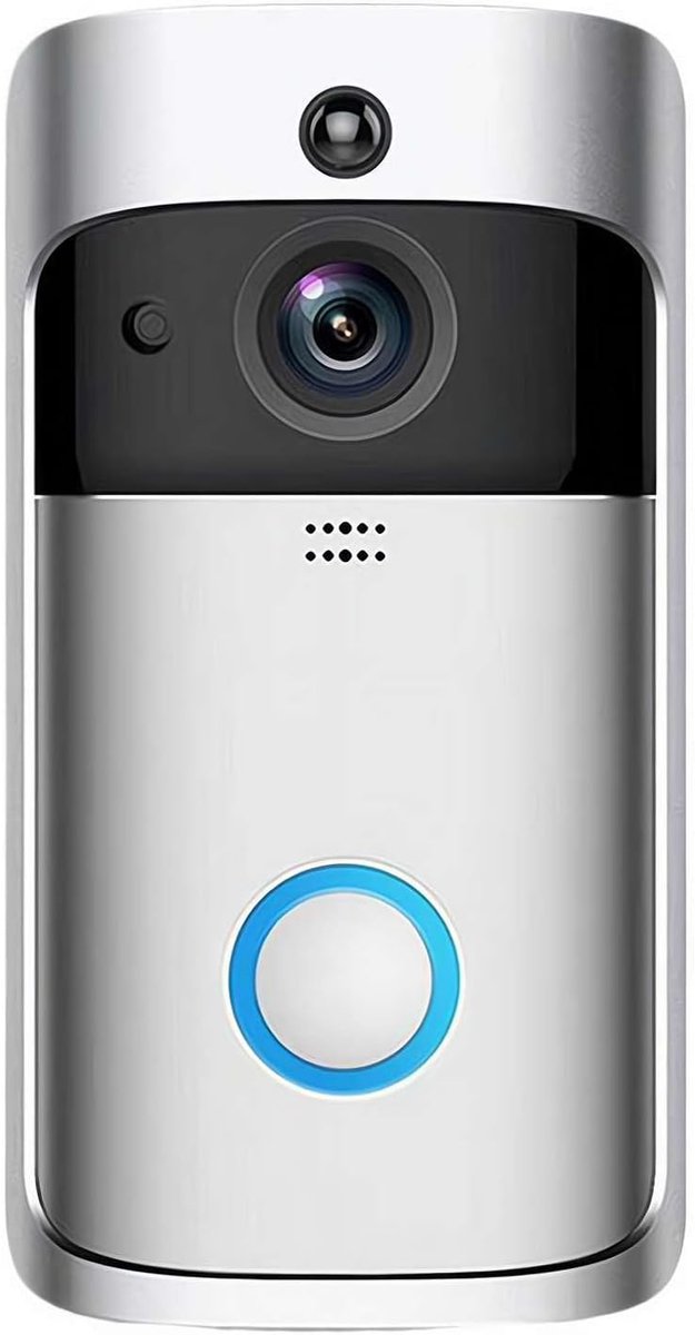 Draadloze HD WiFi Videocamera Deurbel met Nachtzicht en Tweeweg Audio