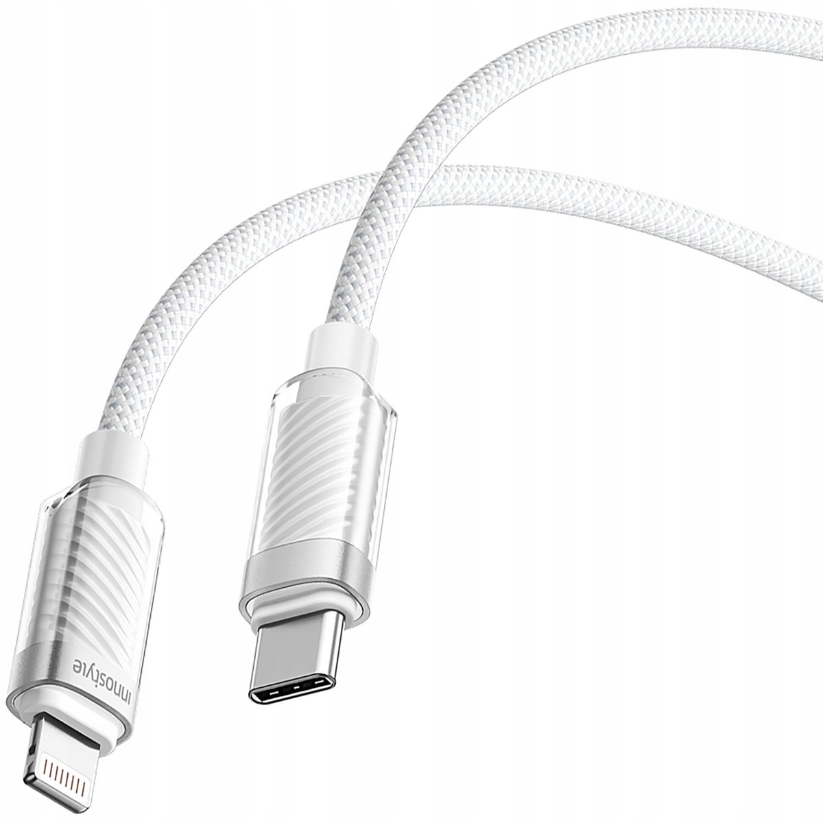 Innostyle Oplader Usb-C Lightning Snellaadkabel Voor Iphone 14 2M