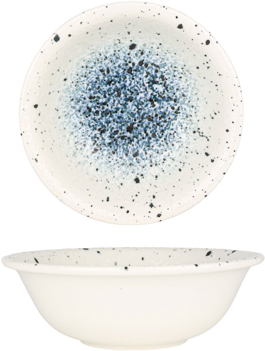 Rinart Bord - Splash - Porselein - 16 cm - set van 6