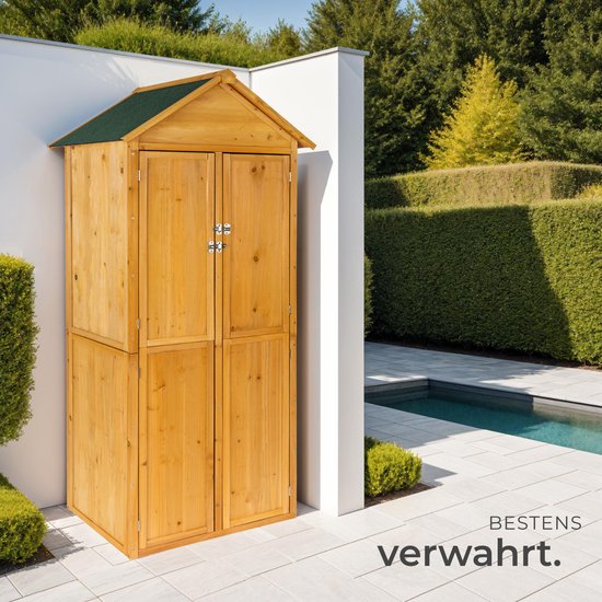 tectake® Wicker tuinkast, Buitenkast, Opbergbox of Kussenbox, Met