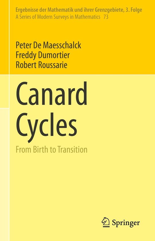 Mathematics and Statistics (R0) - Canard Cycles - cover
