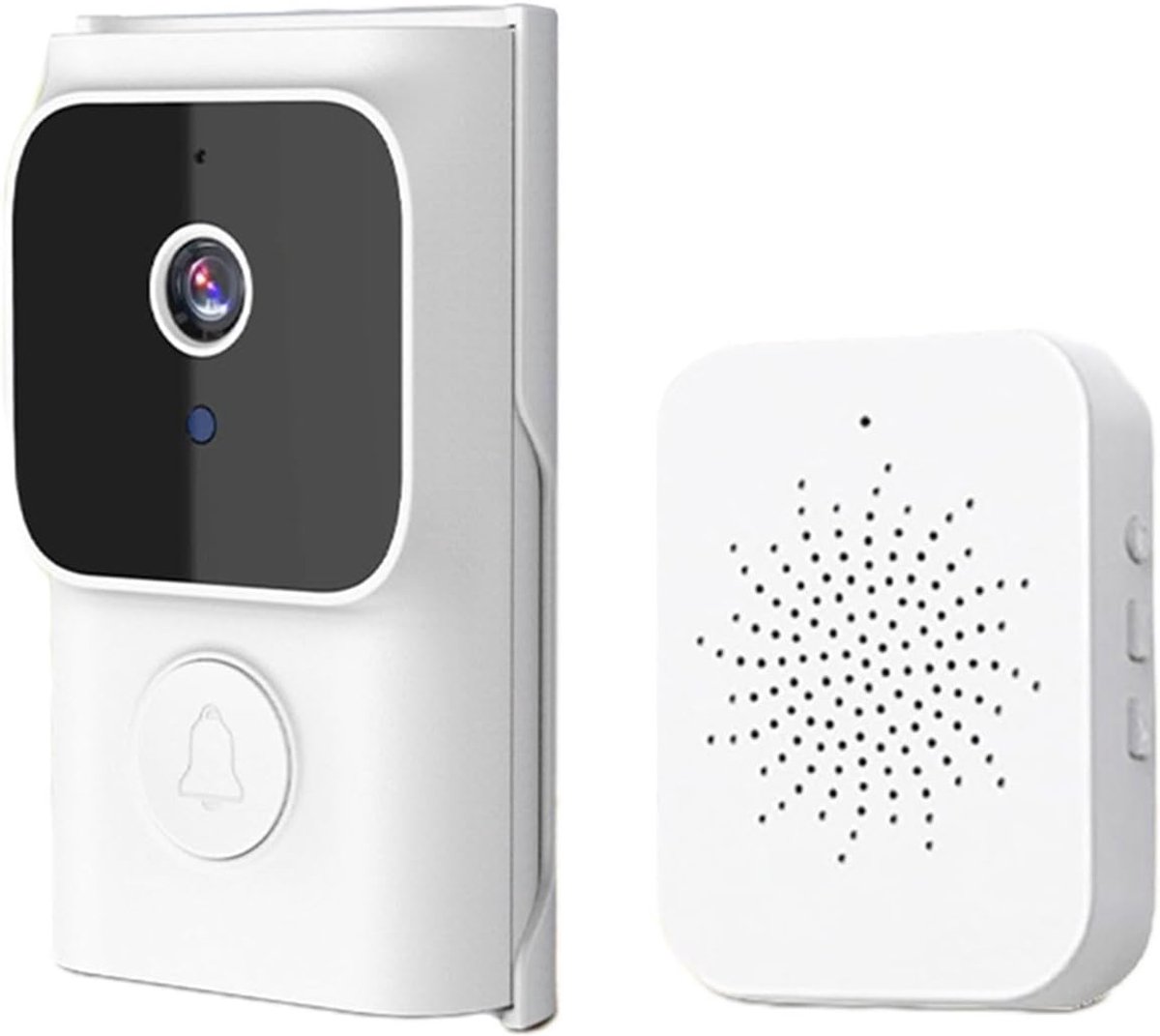 Draadloze WiFi Video Deurbel Camera met Chime - Slimme Intercom en Beveiligingscamera voor Deur - Ondersteunt SD-kaart en Cloud Opslag