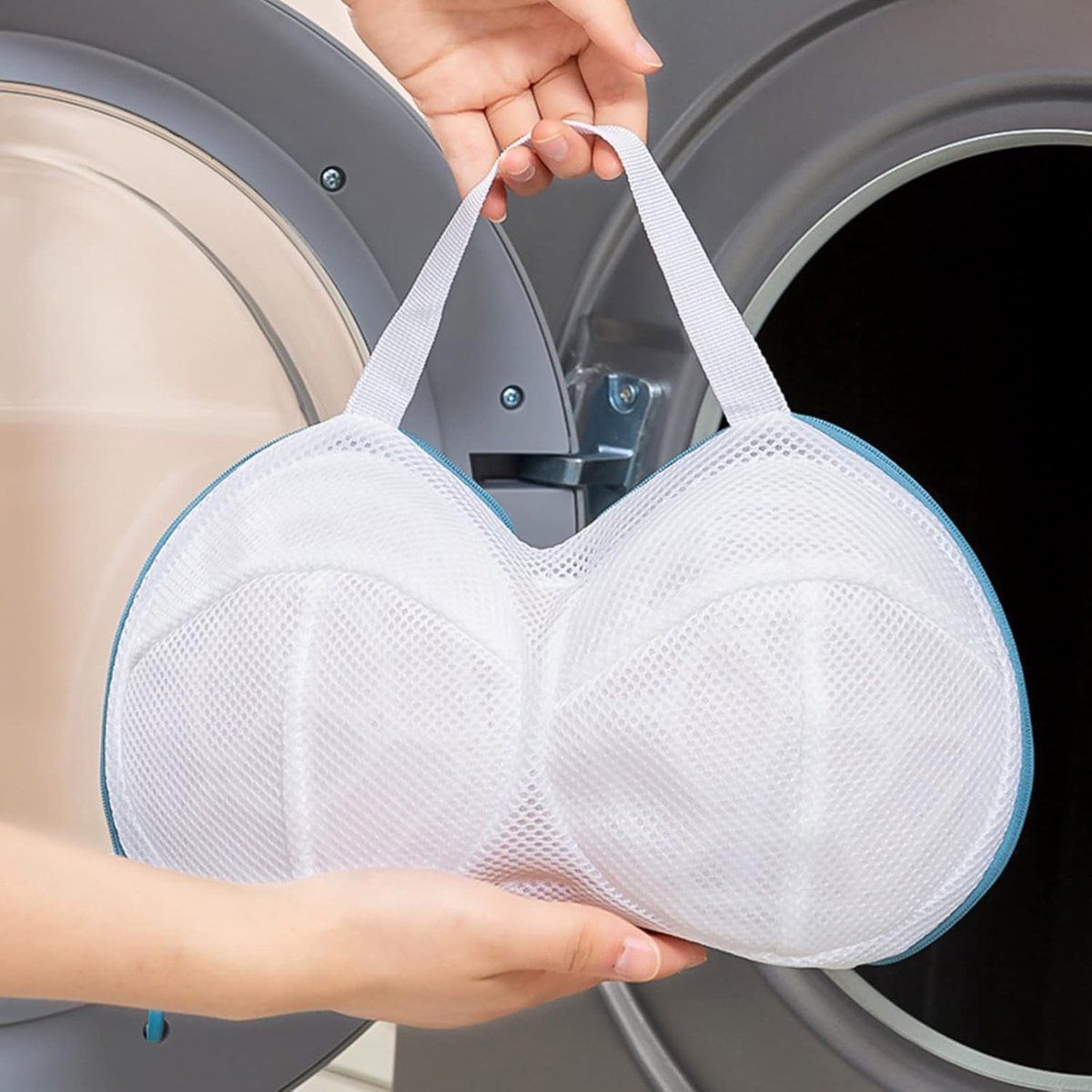 3x Bh Waszakken - Bh Wasnetje Voor Wasgoed - Anti-Vervorming - Waszakje Lingerie - Premium Lingerie Waszakje - 19x35cm - Met Rits - Waszak Bh - Delicaat Wasgoed - Waszak - Wasgoed - Waszakje Laundry Bag - Wasnet - Wasmachine - Geschikt Voor A-C-cup