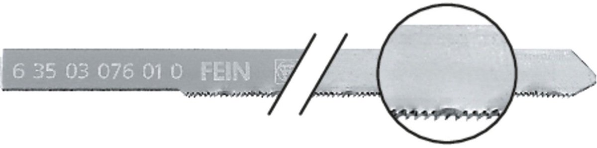 Fein 5x HSS zaagblad 100 mm - 63503076010