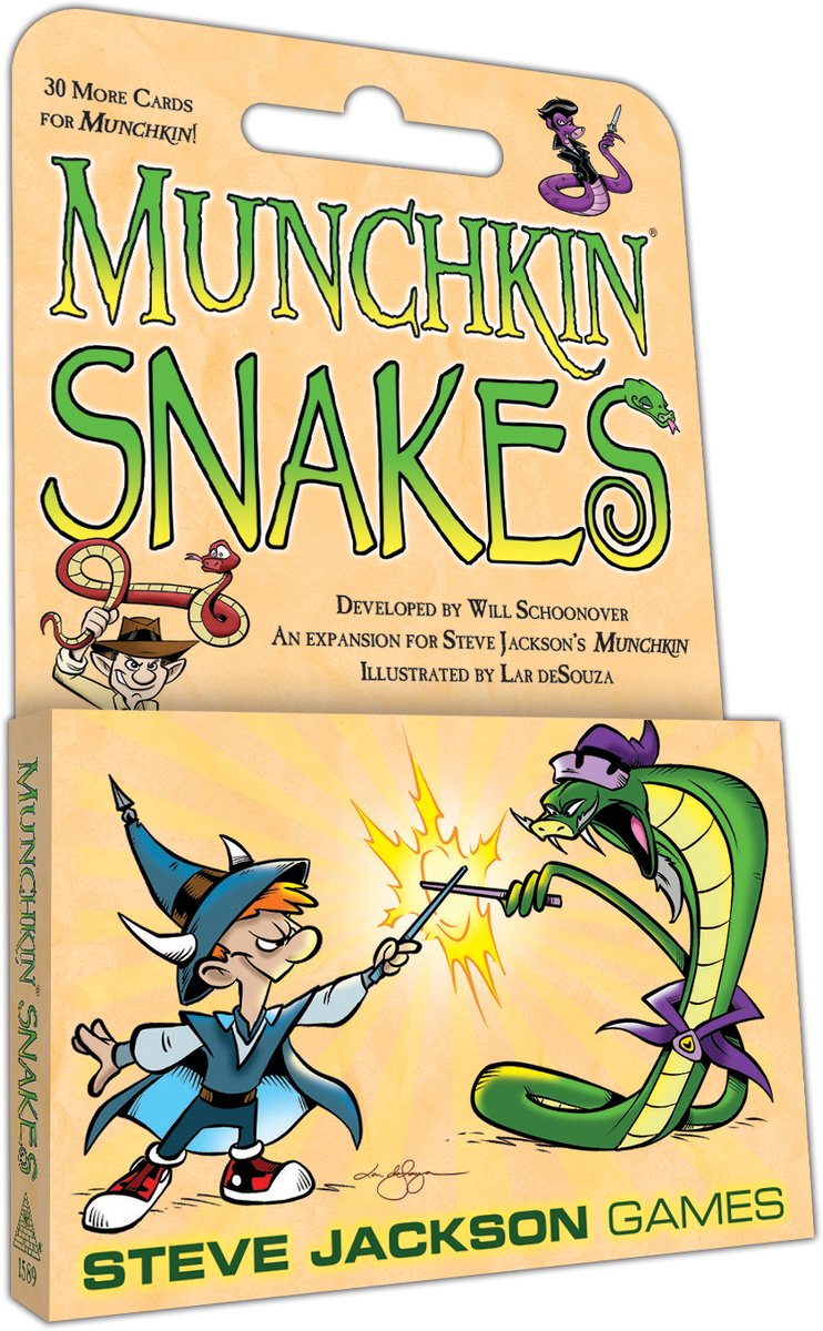 Munchkin Snakes - Uitbreiding - Engelstalig - Steve Jackson Games