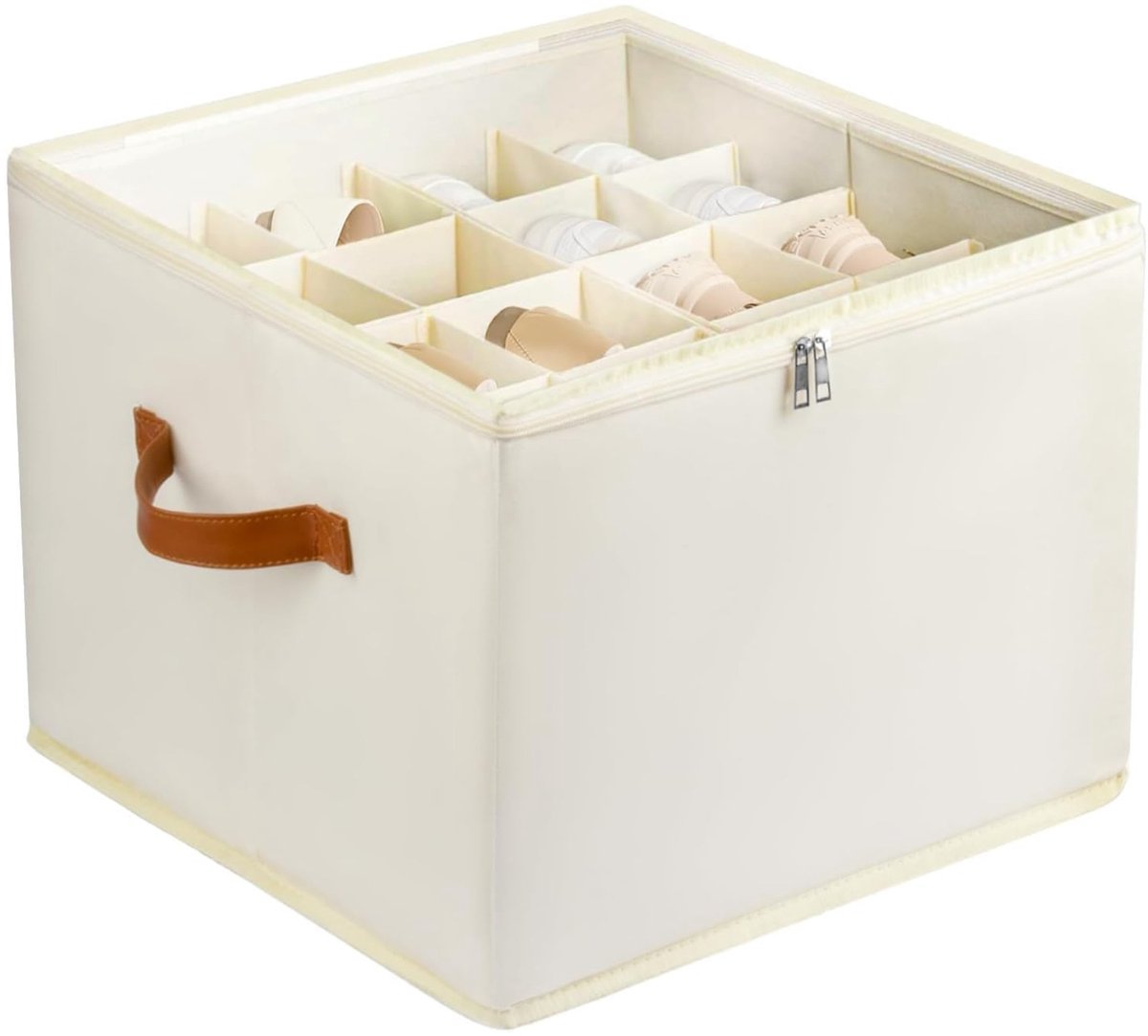 Home & Marker - Schoenenopbergorganizer - Schoenenkast - Schoenenrek - Opbergkast Schoenen - Beige - SHOVERA