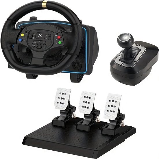 Tbest 14 inch/350 mm stijl 6 suède stuurwiel met zwarte stiksels en claxon knop, aangepaste auto accessoire