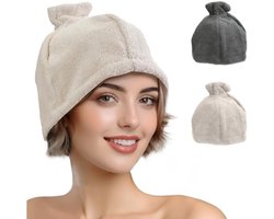 PromoHome Saunamuts - Comfortabele Katoenen Hoed voor Warmteregulatie - Unisex Sauna Accessoire