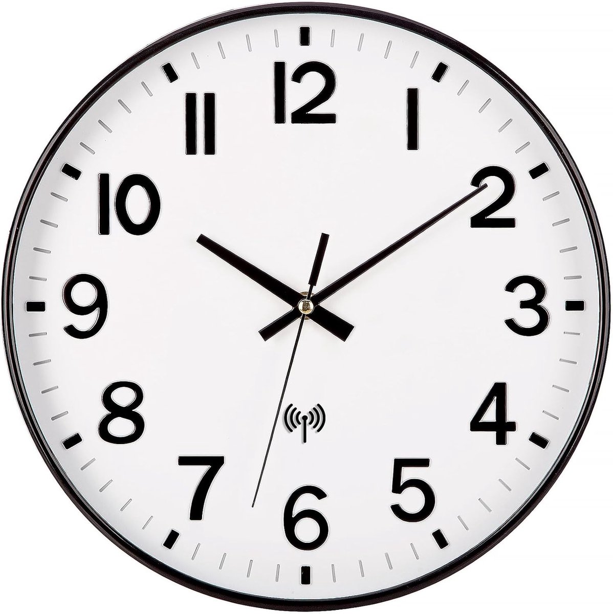 Wandklok zonder tikkend geluid, radiografisch, 30 cm modern design