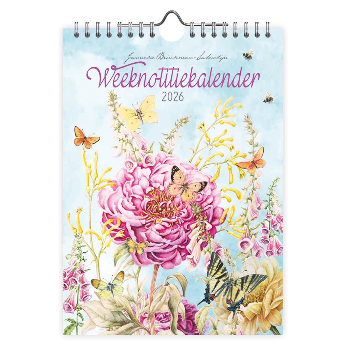 Janneke Brinkman weeknotitiekalender Pioen - 2026