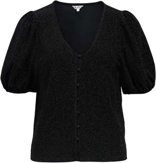Chemisier Object Objfilipa 2/4 Lo Top 141 23047720 Noir/noir Taille Femme - XL