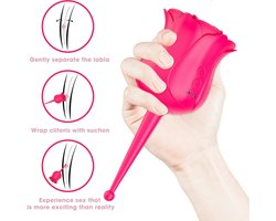 G-Spot-Stimuleren-Vrouwen-Tong-Zuigen-Clitoris-Likken-Multispeed-Vibrator-Speelgoed