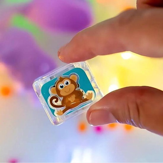 Glo Pals Zoo Light up cubes - 4 weken licht - Multi van Glo Pals — afbeelding 4